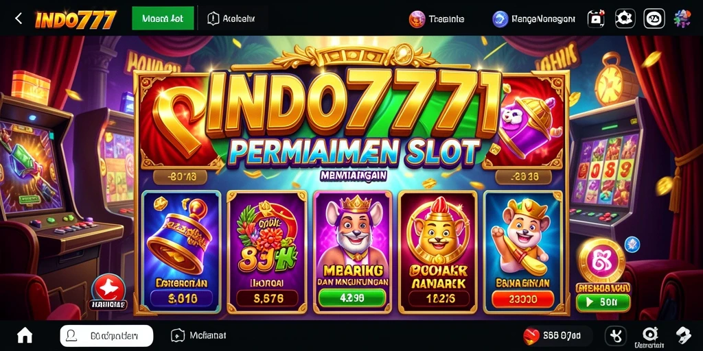 Tampilan gameplay menarik dari INDO777 yang memukau.