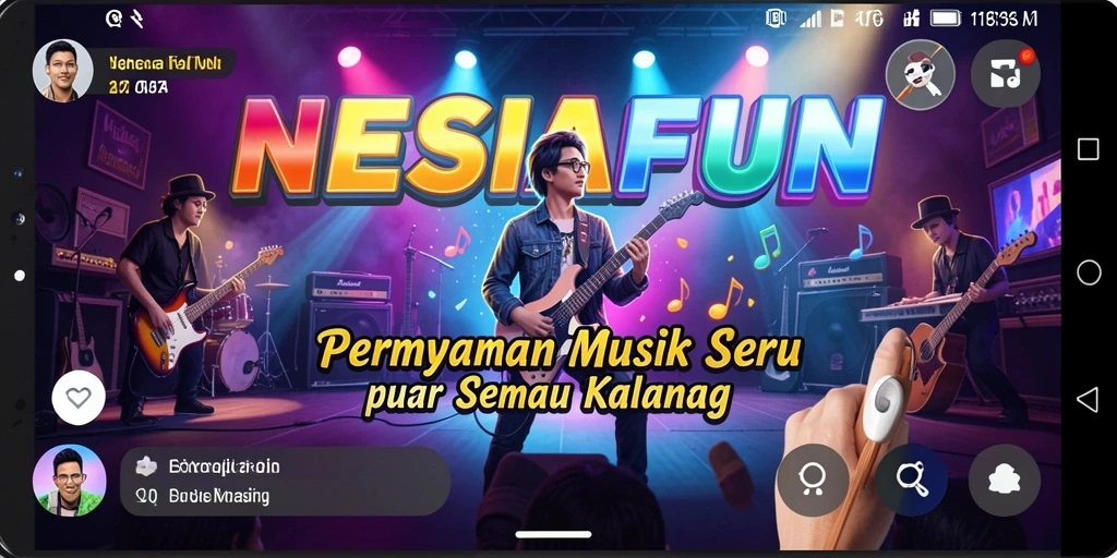Gameplay NESIAFUN yang penuh warna dan interaktif.