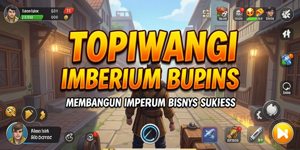 Screenshot gameplay menunjukkan aktivitas bisnis yang dinamis dan realistis.